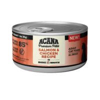 ACANA Salmon + Chicken in Bone Broth Wet Cat Food, 3 oz., Case of 24