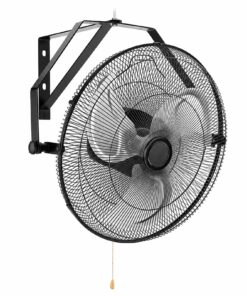 Alvantor 18"/20" Industrial Wall Mount Fan, 3-speed IP44 Waterproof Fan, Max. 3400 CFM Wall Mounted for Outdoor, Commercial, Residential, Greenhouse, Workshop, Patio, High Velocity