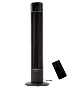 Better Homes & Gardens 40-Inch Tower Fan with LED Display and 3-Speed Settings, Remote, Black, BHS2803696724BV