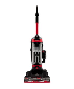 BISSELL CleanView Bagless Upright Vacuum, OnePass Technology, Active Extension Wand, Multi-Level Filtration, Black, Model 3533, Red/Black
