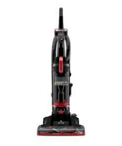 BISSELL PowerForce Helix Turbo Pet, Bagless, Upright Vacuum, Pet Friendly, Specialized Pet TurboBrush Tool, Wide Cleaning Path, Easy Empty Large Capacity Dirt tank, 3332, Black & Red