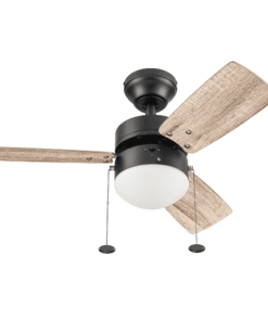Better Homes & Gardens 30" Finney Modern Bronze Indoor Ceiling Fan with Light, Pull Chains & Reverse Airflow