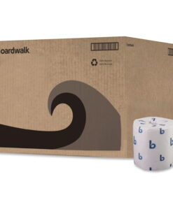 Boardwalk Two-Ply Toilet Tissue, Septic Safe, White, 4.5 x 3.75, 500 Sheets/Roll, 96 Rolls/Carton -BWK6150