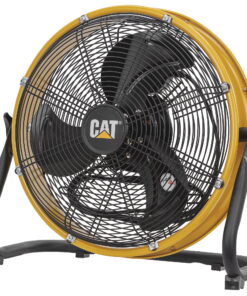 Caterpillar® Fan 14" High-Velocity 3-Speed Metal Shroud Floor Fan, 2000 CFM, Yellow