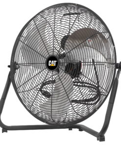 Caterpillar® Fan 20" High-Velocity 3-Speed Metal Floor Fan, 5000 CFM, Black