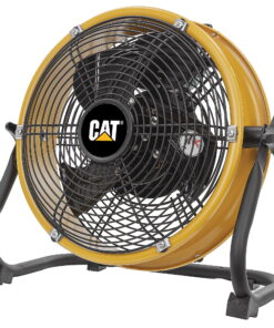 Caterpillar® Fan 9" High-Velocity 3-Speed Shroud Floor Fan, 1200 CFM, Yellow