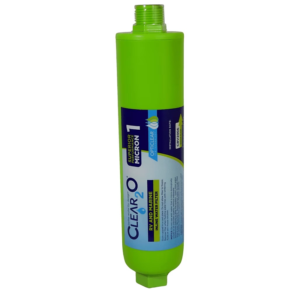 CLEAR2O RV & Marine Inline 1 Micron Solid Carbon Block Water Filter for Reduced Contaminates, Bad Taste, Odor and More - Lime Green (CRV2006)_11zon CLEAR2O RV & Marine Inline 1 Micron Solid Carbon Block Water Filter for Reduced Contaminates, Bad Taste, Odor and More - Lime Green (CRV2006)