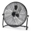 CONCETTA 18" High Velocity Industrial Floor Fan, 3-Speed Heavy Duty Metal Air Circulator with 120° Tilt Head, Black