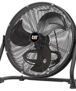 Caterpillar® Fan 20" High-Velocity 4-Speed Shroud Metal Floor Fan, 5200 CFM, Black