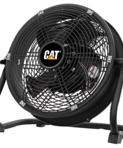 Caterpillar® Fan 9" High-Velocity 3-Speed Shroud Floor Fan, 1200 CFM, Black