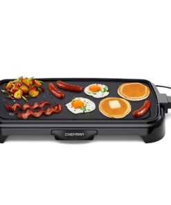 Chefman All-Purpose 10" x 20" Nonstick Extra-Large Griddle, Black