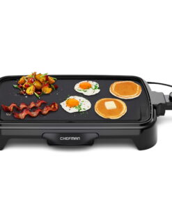 Chefman All-Purpose 10" x 16" Nonstick Griddle, Black