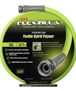 Flexzilla® Garden Hose, 3/4" x 50', Flexible Hybrid Polymer, ZillaGreen®