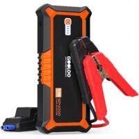 GOOLOO GP4000 4000A Peak Car Jump Starter, 12V Portable Battery Booster for All Gas & 10.0L Diesel Engines, USB-C Fast Charge Power Bank, SuperSafe Protection, Emergency Starter Pack