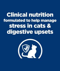 Hill's Prescription Diet Gastrointestinal Biome Stress Digestive/Fiber Care with Chicken Dry Cat food, 4 lbs.