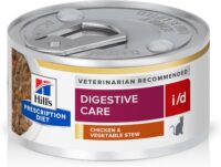 Hill's Prescription Diet i/d Digestive Care Chicken & Vegetable Stew Canned Cat Food, 2.9 oz., Case of 24