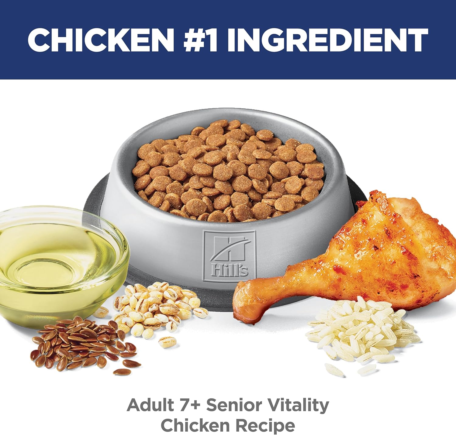 Hill's Science Diet Adult 7+ Senior Vitality Chicken & Rice Recipe Dry Cat Food, 6 lbs.57 Hill's Science Diet Adult 7+ Senior Vitality Chicken & Rice Recipe Dry Cat Food, 6 lbs.