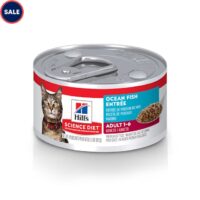 Hill's Science Diet Adult Ocean Fish Entree Canned Cat Food, 2.9 oz., Case of 24
