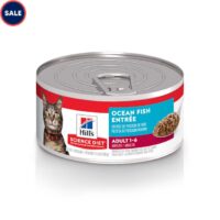 Hill's Science Diet Adult Ocean Fish Entree Canned Wet Cat Food, 5.5 oz., Case of 24