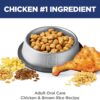 Hill's Science Diet Adult Oral Care Chicken Recipe Dry Cat Food, 7 lbs.