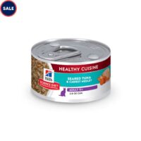 Hill's Science Diet Healthy Cuisine Adult 11+ Seared Tuna & Carrot Medley Canned Cat Food, 2.8 oz., Case of 24
