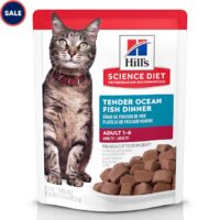 Hill's Science Diet Ocean Fish Adult Wet Cat Food, 2.8 oz., Case of 24