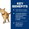 Hill's Science Diet Senior Vitality Adult 7+ Chicken & Vegetable Stew Cat Food, 2.9 oz., Case of 24