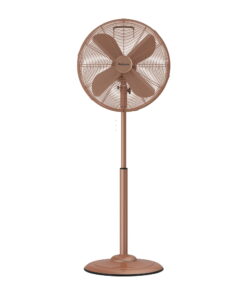 Holmes 16 Inch Oscillating Stand Fan 3 Speed Tilt Head Pedestal Brushed Copper