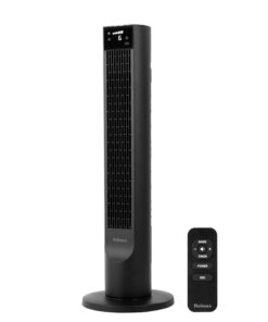 Holmes 36" CleanBreeze Oscillating Tower Fan, 6-Speed, Remote, Black