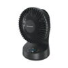 Honeywell QuietSet 9 Inch Oscillating Table Fan with 5 Speeds in Black for Small Rooms with Quiet Operation, HTF337B