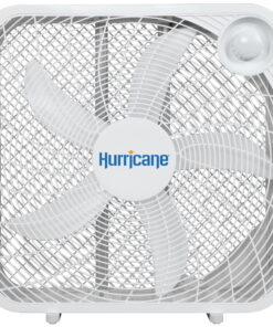 Hurricane Classic 20 Inch Portable Floor Fan with 3 Speed Settings, White