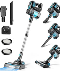 INSE Cordless Vacuum Cleaners, 6-in-1 Lightweight Stick Vacuum for Hardwood Floor Carpet Pet Hair, V770