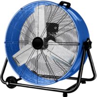 Industrial Fan 24 Inch Heavy Duty Drum 3 Speed 8100 CFM Air Circulation High Velocity Fan For Warehouse, Workshop, Factory, Commercial, Residential and Greenhouse Blue