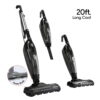 Ionvac Spree Corded Stick Vacuum, Multi-Surface 3-in-1 Upright/Handheld Vacuum Cleaner with Carpet Cleaner Brush and LED Lights, Model #8899