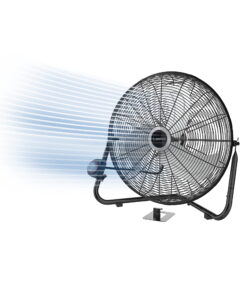 Lasko QuickMount 20" High Velocity Floor Fan and Wall Fan for Large Rooms, 3 Speeds, Pivoting Head, Metal Blades, 2264QM