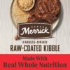 Merrick Healthy Grains Beef and Brown Rice, Raw Coated Kibble, Natural High Protein Freeze Dried Dog Food, 10 lbs.