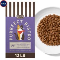 Merrick Purrfect Bistro Grain Free Lamb and Carrots Recipe Natural Dry Cat Food for Adult Cats, 12 lbs.