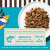 Merrick Purrfect Bistro Wild Cod, Spinach and Wild Rice Recipe in Gravy, High Protein Natural Wet Cat Food, 3 oz., Case of 24