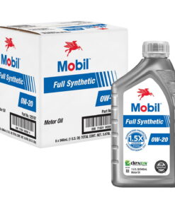 Mobil 1 Full Synthetic Motor Oil 0W-20, 1 qt (6 Pack)
