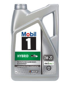 Mobil 1 Hybrid 0W-20 Advanced Full Synthetic Motor Oil, 5 Quart