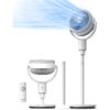 PELONIS Oscillating Pedestal Fan with Remote Standing Fan for Bedroom 3 Speeds 23 dB Ultra Quiet 80 ft Airflow