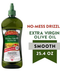 Pompeian Smooth Extra Virgin Olive Oil Squeeze 25.4 fl oz (2 Pack)