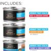 Purina Pro Plan Urinary Tract Chicken, Beef and Chicken, Turkey and Giblets Wet Cat Food Variety Pack, 3 oz., Count of 48