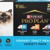 Purina Pro Plan Urinary Tract Health Ocean Whitefish, Chicken, Turkey and Giblets Wet Cat Food Variety Pack, 3 oz., Count of 24