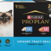 Purina Pro Plan Urinary Tract Ocean Whitefish with Salmon Entrees Health Pate Cat Food Variety Pack, 3 oz., Count of 24