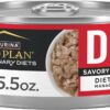 Purina Pro Plan Veterinary Diets DM Dietetic Management Savory Selects Feline Formula Wet Cat Food, 5.5 oz., Case of 24