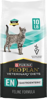 Purina Pro Plan Veterinary Diets EN Gastroenteric Feline Formula Dry Cat Food, 10 lbs.