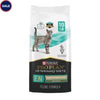 Purina Pro Plan Veterinary Diets EN Gastroenteric Naturals Feline Formula Dry Cat Food, 10 lbs.