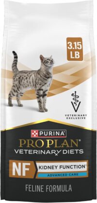 Purina Pro Plan Veterinary Diets NF Kidney Function Advanced Care Feline Formula Dry Cat Food, 3.15 lbs.