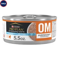 Purina Pro Plan Veterinary Diets OM Overweight Management Feline Formula Wet Cat Food, 5.5 oz., Case of 24